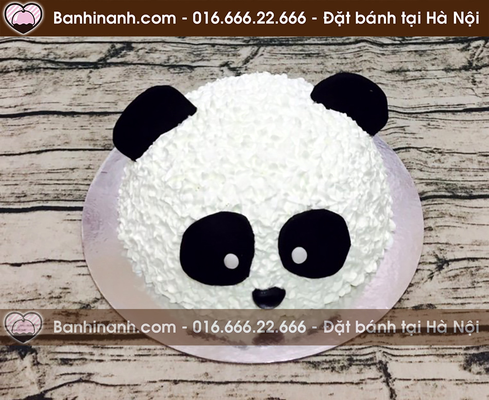 Bánh sinh nhật đẹp tạo hình con gấu trúc Panda cực kỳ đáng yêu 3793 - Bánh gato sinh nhật ngon đẹp