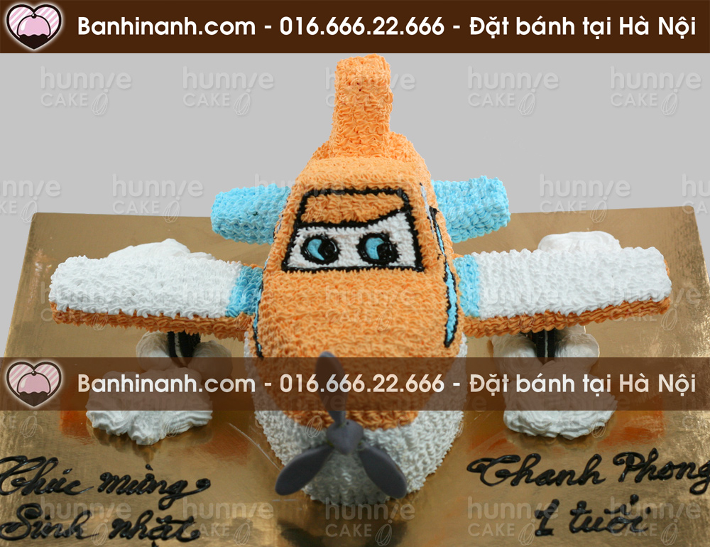 Bánh gato dựng hình máy bay Dusty trong bộ phim Planes 1164 - Bánh gato sinh nhật ngon đẹp