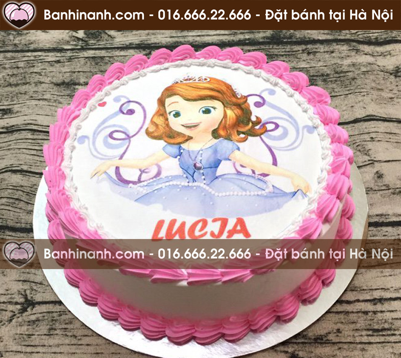 Bánh gato in ảnh công chúa đệ nhất Sofia the first cực kỳ xinh xắn 3432 - Bánh gato sinh nhật ngon đẹp